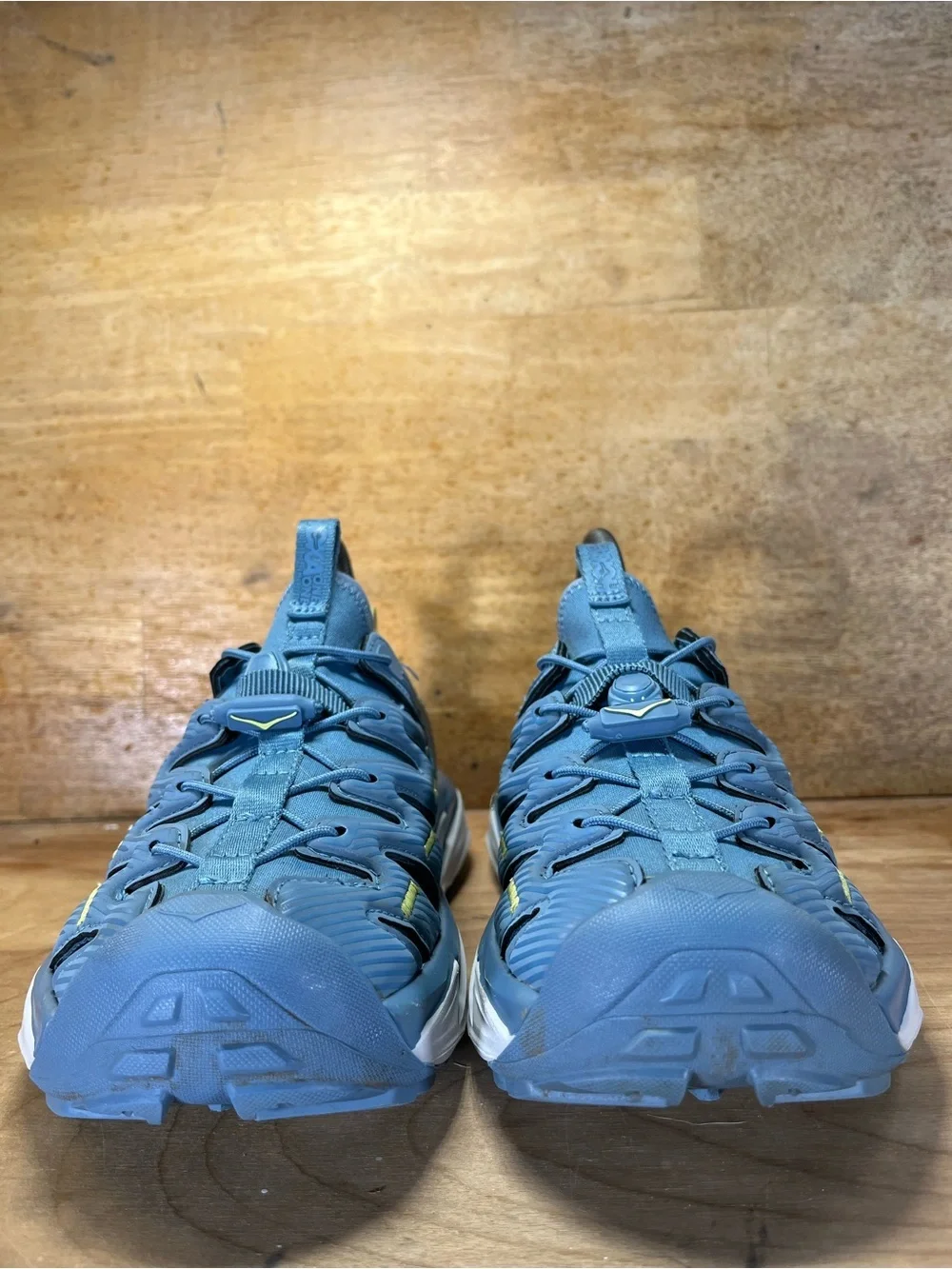Hoka One One Hopara Womens Sz 6 Hiking Sandals Shoes Provincial Blue Lunar Rock